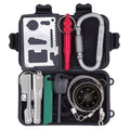 Outdoor Survival Kit 7 in 1Mini Emergency Survival Gear Small Camping Equipment Pocket Tool Gadgets Stocking Stuffers Ideal for Boys Kids Hiking