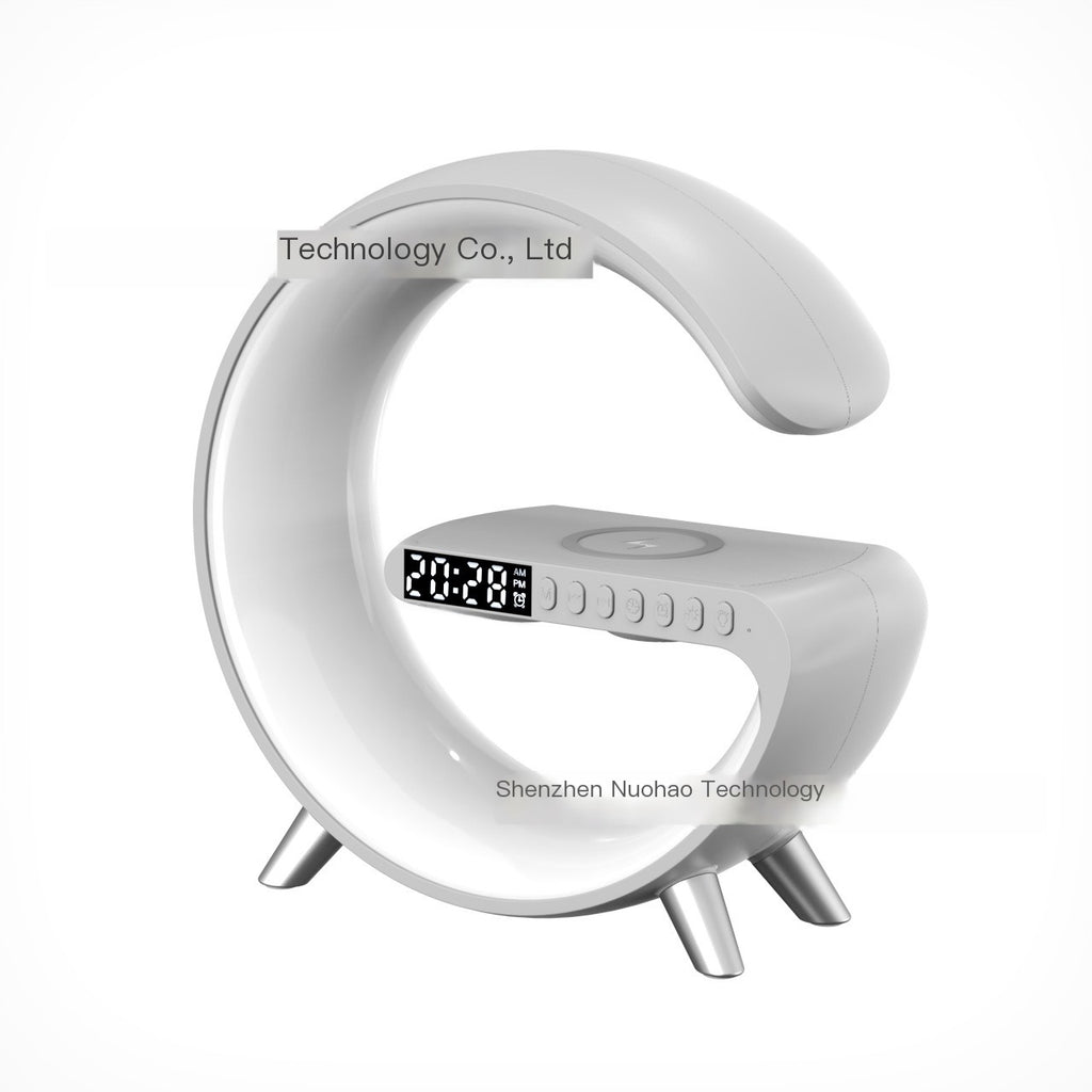 Bluetooth Speaker with Clock Light