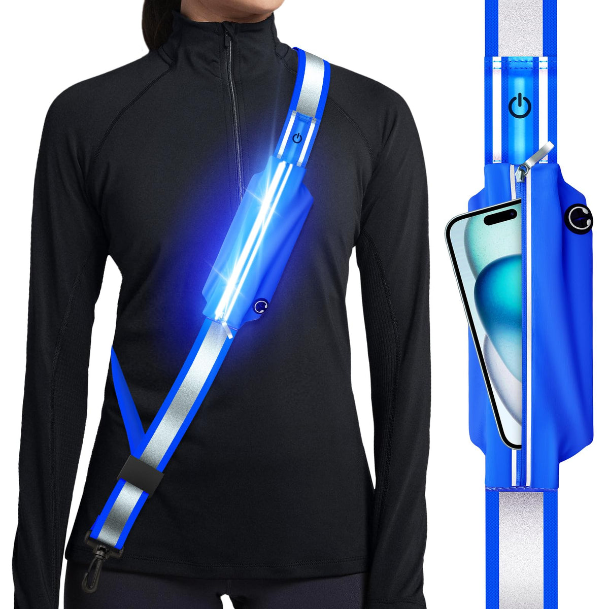 LED Reflective Safety Sash