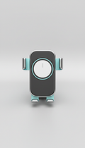 Automotive wireless phone mount with auto-align sensor