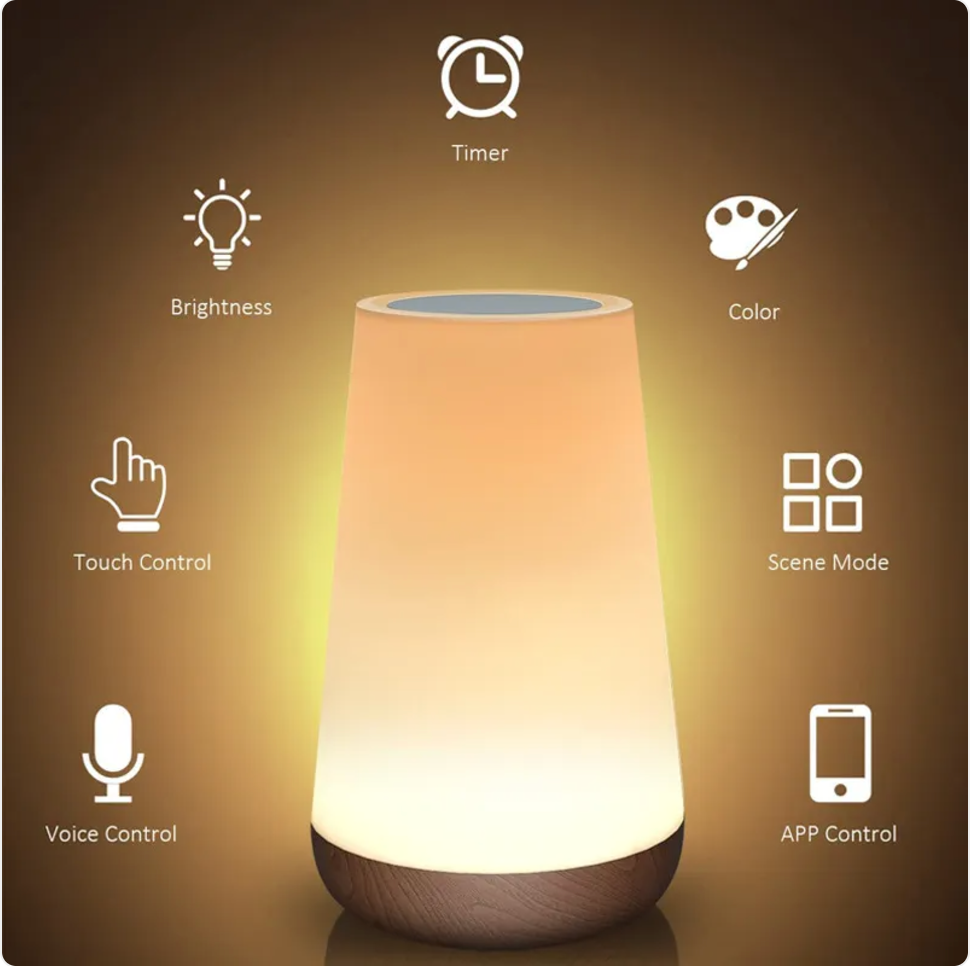 7-Color Touch Night Lamp