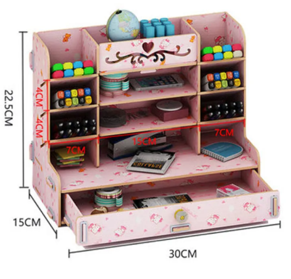 Wooden Desktop Organizer