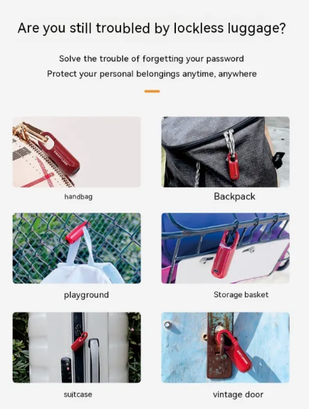 USB Charging Bag with Fingerprint Lock