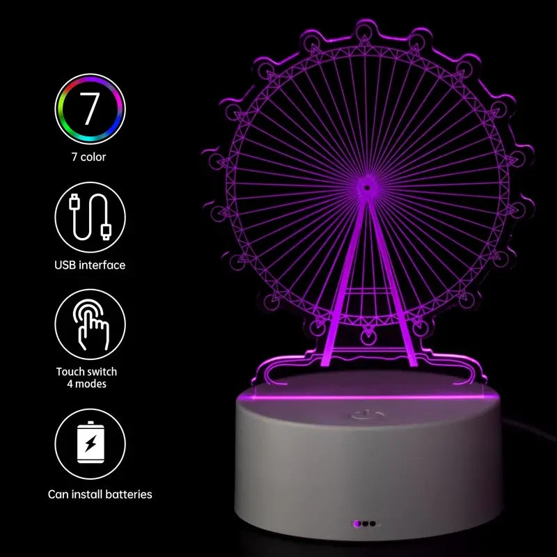 Smart Touch 3D Night Light