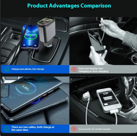 4-in-1 Starry Sky Car Charger