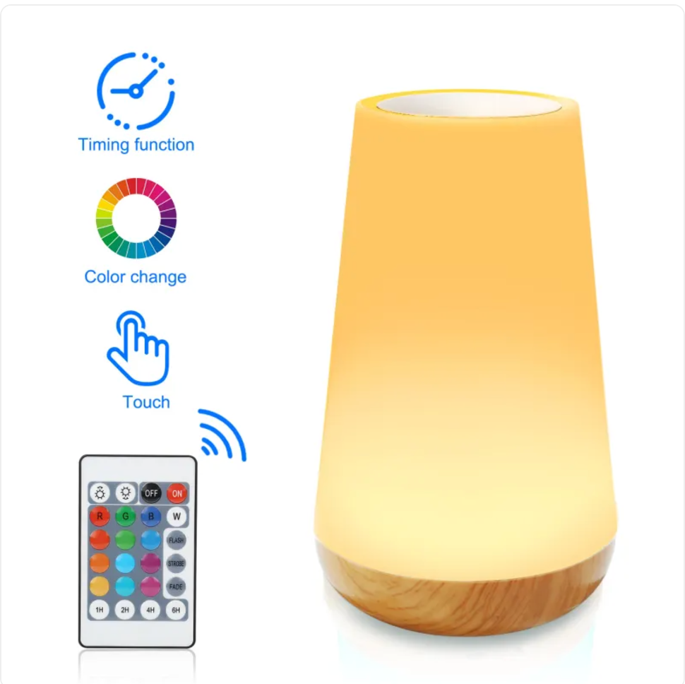 7-Color Touch Night Lamp