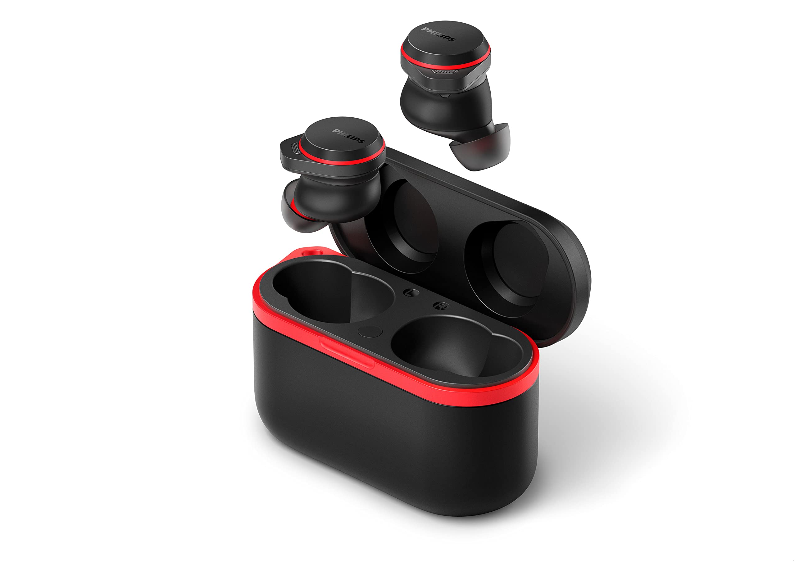 PHILIPS GO A7507 Wireless Sports Headphones with Noise Canceling Pro (ANC) Bluetooth Multipoint and Bone Conduction Microphones for Crystal-Clear Calls Black