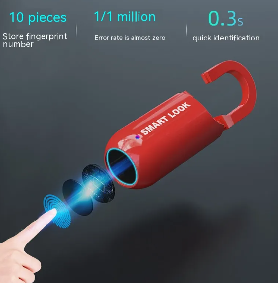 USB Charging Bag with Fingerprint Lock