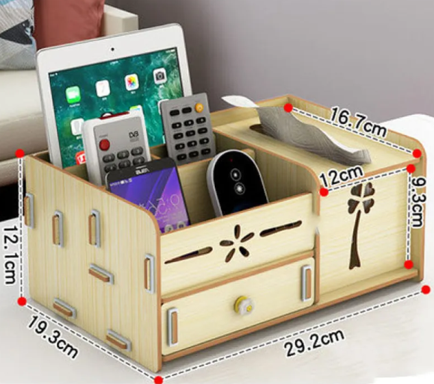 Wooden Desktop Organizer